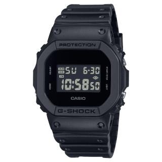 【CASIO 卡西歐】G-SHOCK極簡純色電子錶(DW-5600UBB-1)