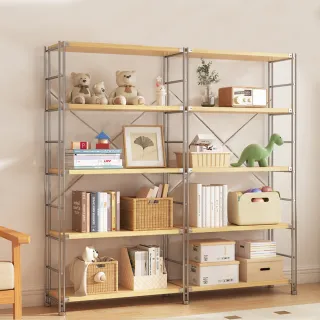 【AOTTO】無印風多功能自由調節四層置物架(置物架 層架 收納架)