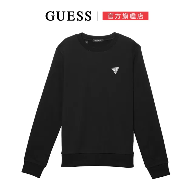 【GUESS】雙11 男女款-經典LOGO/刺繡 休閒大學T(多款選)