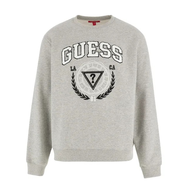 【GUESS】雙11 男女款-經典LOGO/刺繡 休閒大學T(多款選)