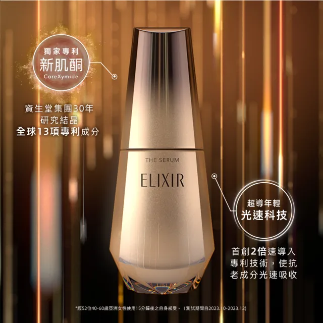 【ELIXIR 怡麗絲爾】膠原飆速緊緻組(膠原緊V澎潤霜+膠原新肌光速精華)