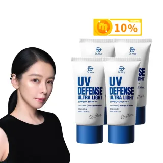 【Dr. May 美博士】專業隔離清爽防曬乳SPF50+ PA++++ 四入組(40ml 美容課程後可用)