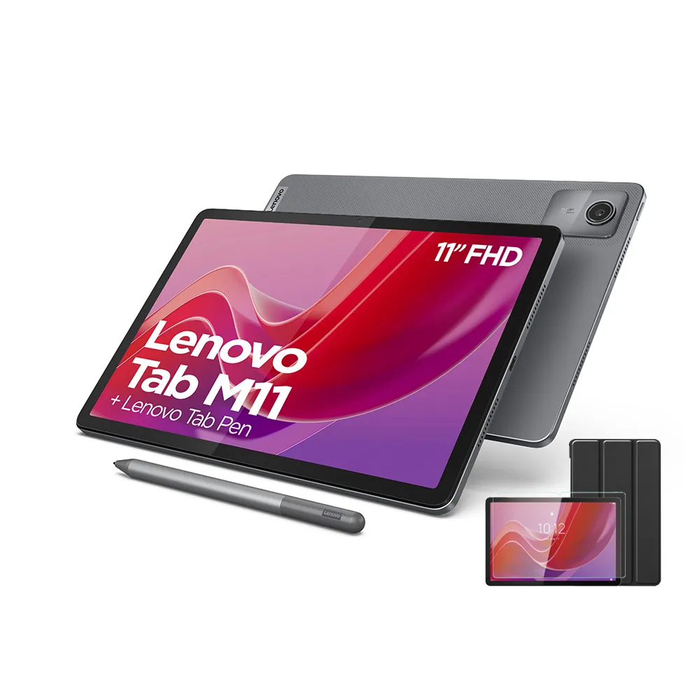 【Lenovo】Tab M11 11吋 8G/128G WIFI TB330FU 平板電腦(觸控筆+皮套保貼組)