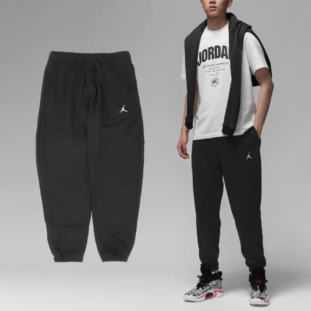 NIKE 耐吉 長褲 Jordan Sport Crossover 男款 黑 速乾 寬鬆 抽繩 束口 運動褲 棉褲(FV8609-010)