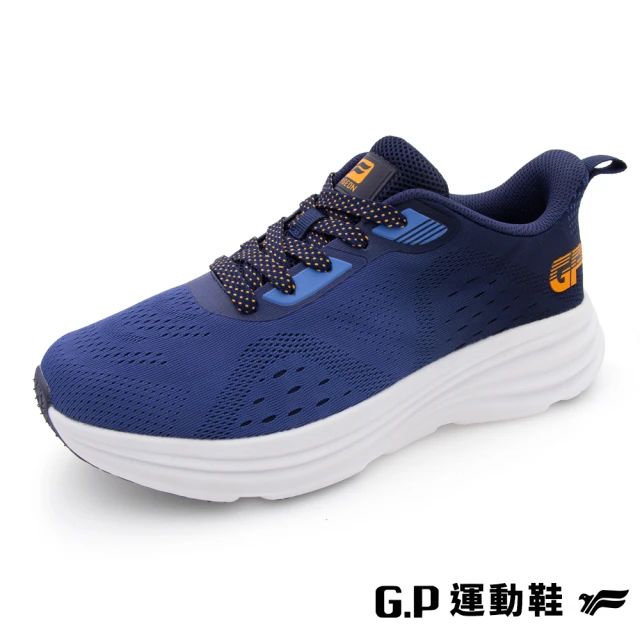 G.P 男款5E寬楦透氣超彈力運動鞋-P2522M-20藍色(SIZE:39-44 共二色)