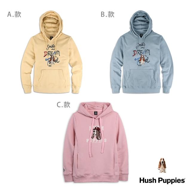 【Hush Puppies】男女裝 帽T 精選人氣品牌LOGO 帽T(多款任選)