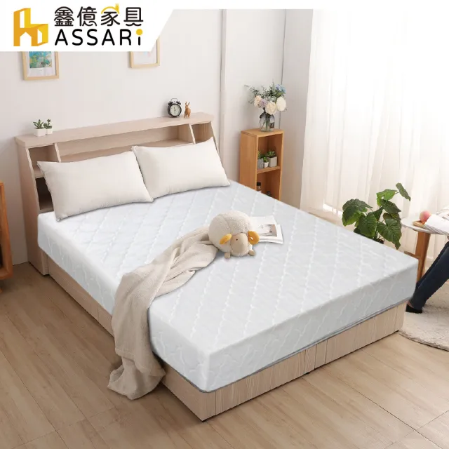 【ASSARI】單人日式高彈力冬夏兩用彈簧床墊3x6.2尺x18cm