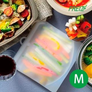 【FREIZ】耐熱矽膠保鮮袋-M(可微波/可冷凍冷藏/醃製袋)