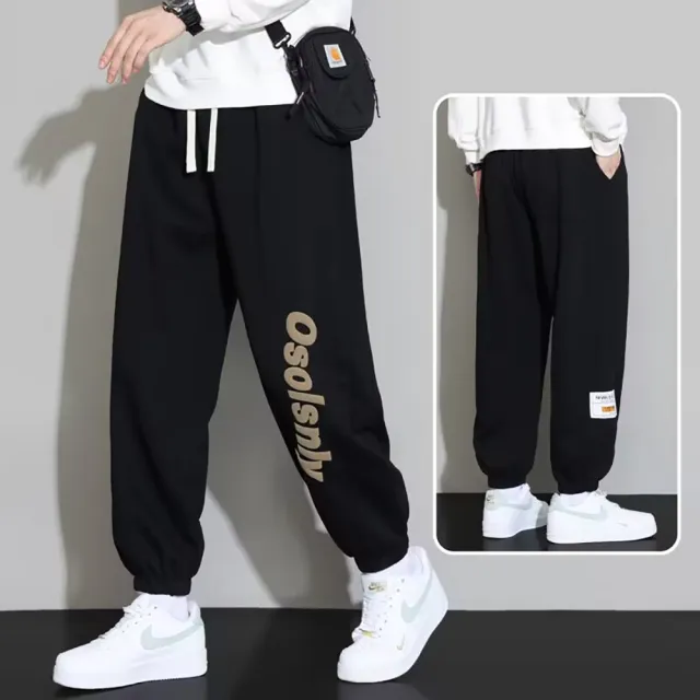 【CS22】秋冬款大尺碼男士寬鬆運動褲-2入(4XL~8XL)