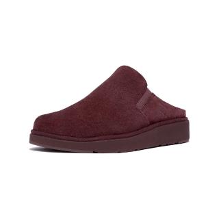【FitFlop】GEN-FF 彈性麂皮木屐鞋-女(深栗色)