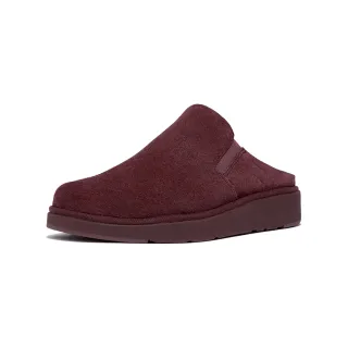 【FitFlop】GEN-FF 彈性麂皮木屐鞋-女(深栗色)