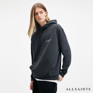 【ALLSAINTS】UNDERGROUND 連帽衛衣JACKSON BLUE M034NB(寬鬆版型)