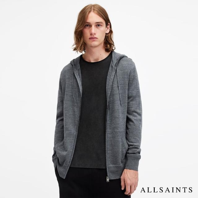 【ALLSAINTS】MODE 羊毛連帽外套SMITH BLUE M084KB(修身版型)