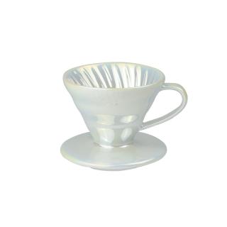 【HARIO】V60鈦白珠光濾杯 1-2杯份(VDC-01-WO-TW)