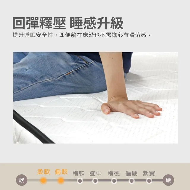 【ASSARI】單人加大3M防潑水3D透氣雙面可睡12cm日式床墊3.5x6.2尺x12cm