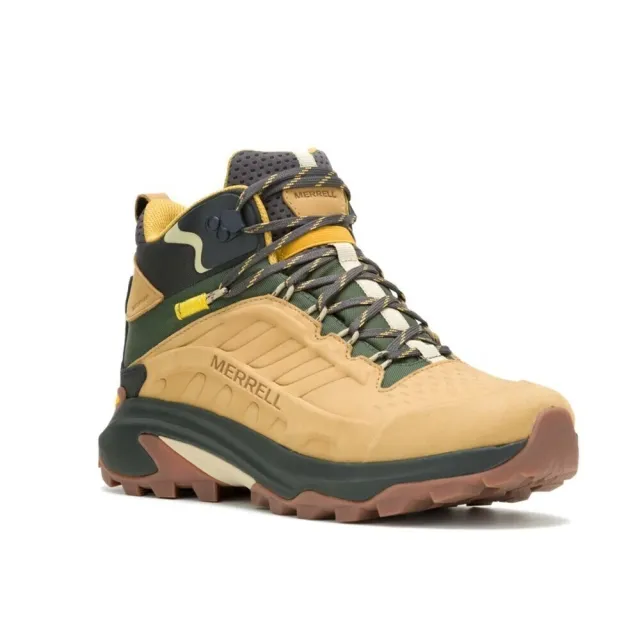 【MERRELL】Moab Speed 2 Ltr Mid Wp 男 登山鞋 中筒 防潑水 卡其(ML038425)
