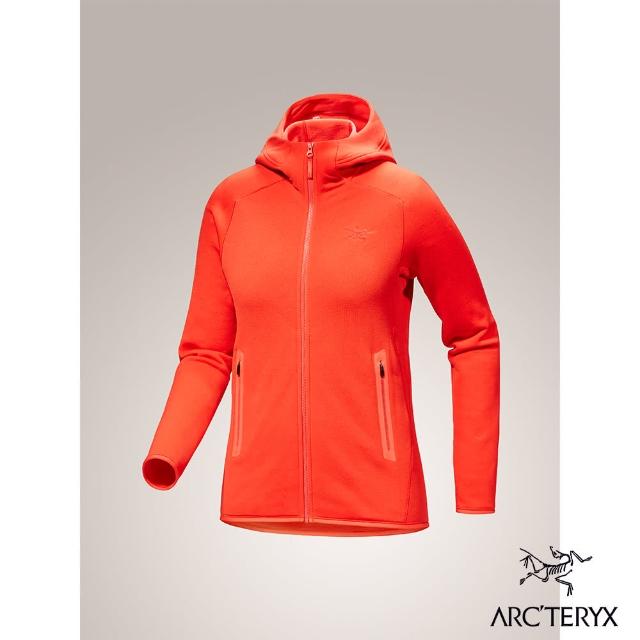 【Arcteryx 始祖鳥】女 Kyanite 刷毛外套(太陽橘)