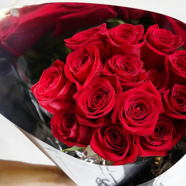 【CNFlower 西恩】經典浪漫 炙愛 紅玫瑰花束(送禮/鮮花/驚喜/浪漫)