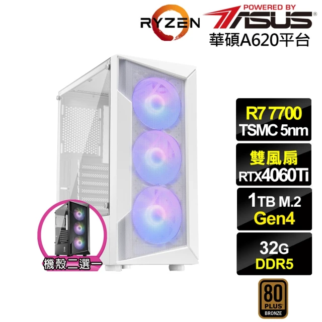 華碩平台 R7八核GeForce RTX 4060 Win1