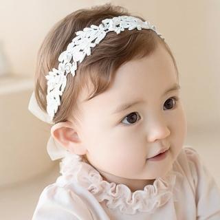 【Baby 童衣】兒童髮帶 女童蕾絲花朵髮飾 女寶寶氣質髮帶 藝術照拍攝道具 11789(共２款)