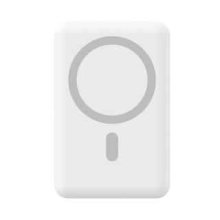 【mophie】essentials Snap+Powerstation 10K 15W 1孔磁吸便攜行動電源白色(本體標示Wh/Apple官推合作品牌)
