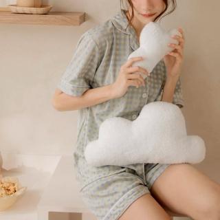 【OB 嚴選】柔軟療癒造型雲朵抱枕兩入一組 《ZB1618》