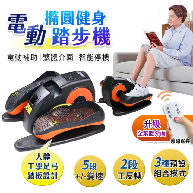 【FJ】健身橢圓循環電動踏步機/健步機WD7(健身必備 復健機 坐走機 踏步機 橢圓機 循環機)