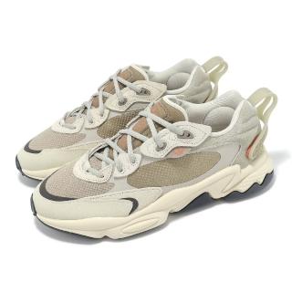 【adidas 愛迪達】休閒鞋 Ozweego Meta 男鞋 米白 棕 拼接 復古 緩衝 愛迪達(IE1936)