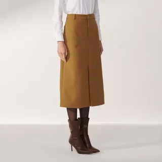 【SST&C】卡其A字開衩中長裙01232409001(換季55折)
