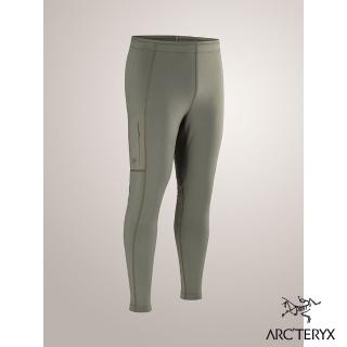 【Arcteryx 始祖鳥官方直營】男 Rho LT 刷毛內層長褲(糧草綠)