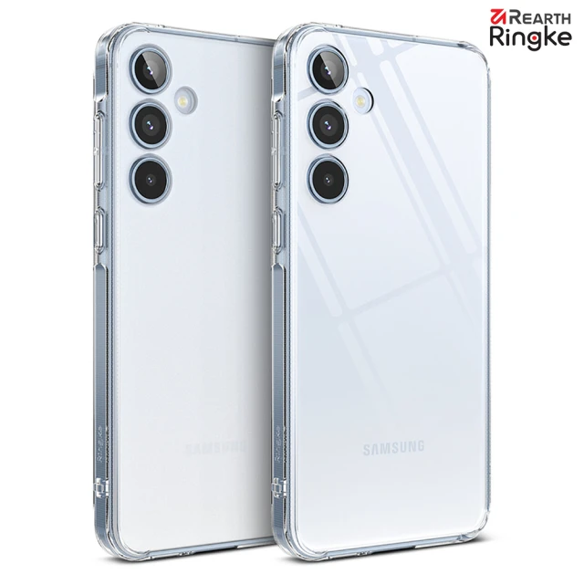 Ringke 三星 Galaxy A55 5G Fusion 防撞手機保護殼 透明 霧透(Rearth 軍規防摔 手機殼)