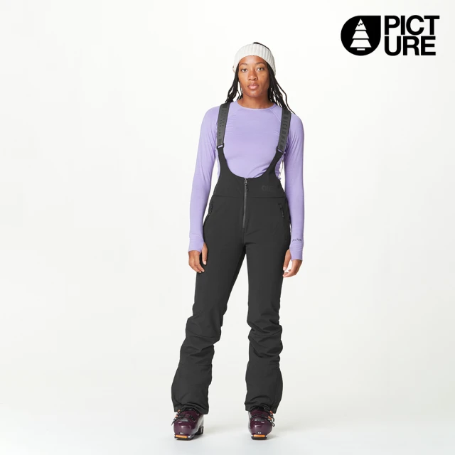 Picture Eyeri Bib Pants 女 防水透濕吊帶雪褲 / 黑 WPT0121(冬季 防水 防風 保暖 滑雪褲 雪衣)