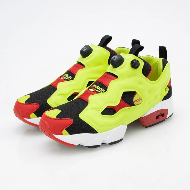 REEBOK 休閒鞋 男鞋 女鞋 運動鞋 充氣式 Citron 30週年 ☆Instapump Fury 94 黑紅黃 100074910