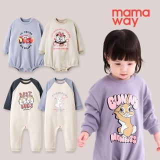 【mamaway 媽媽餵】BABY 迪士尼長袖包屁衣、連身衣 1入(多款任選)