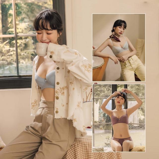 【瑪登瑪朵】momo獨家3套組-透氣親膚包覆內衣B-F 罩杯