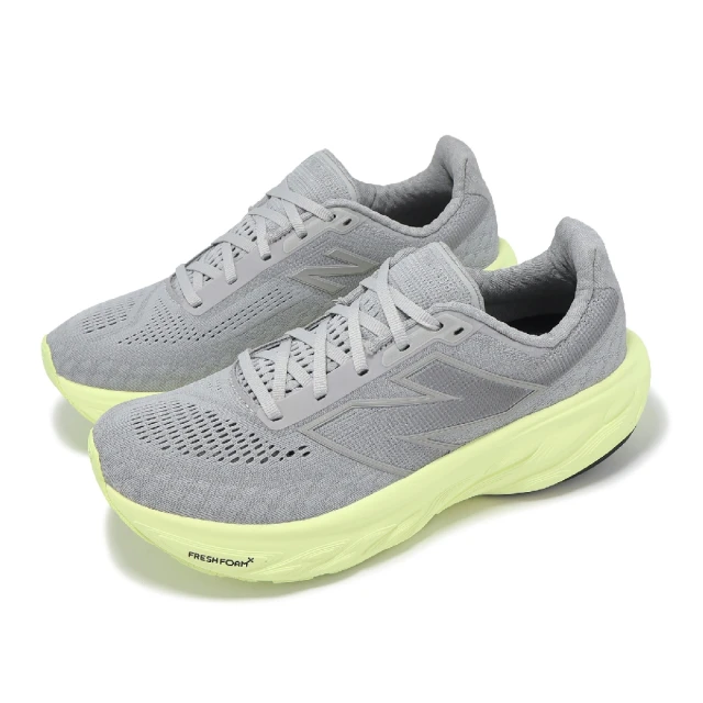 NEW BALANCE 慢跑鞋 Fresh Foam X 1080 V14 D 女鞋 寬楦 雨雲灰 青檸綠 運動鞋 NB(W1080R14-D)