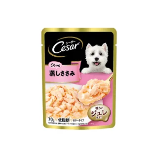 【Cesar 西莎】蒸鮮包 70g*16入-成犬低脂雞肉 (寵物/狗罐頭/狗食/餐包)