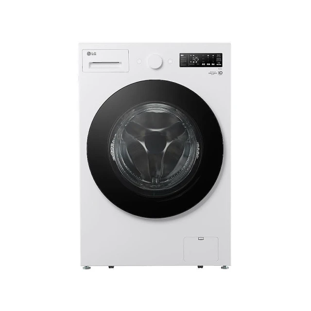 LG 樂金AI DD 18公斤蒸洗脫滾筒洗衣機(雲霧白)+10公斤免曬衣乾衣機(WD-S18NW+WR-100VW)