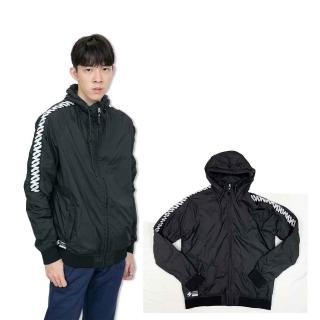 【Superdry】防潑水 極度乾燥 冒險魂 黑色 內裡薄刷毛 運動 長袖 連帽 薄外套 夏天外套 平輸品(8709EY2)