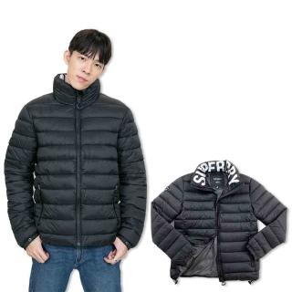 【Superdry】舖棉外套 羽絨外套 無帽 科技棉 外套 拉鍊口袋 平輸品(舖棉外套9557E$2)