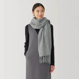 【MUJI 無印良品】羊毛可當膝上毯大判披肩(共4色)