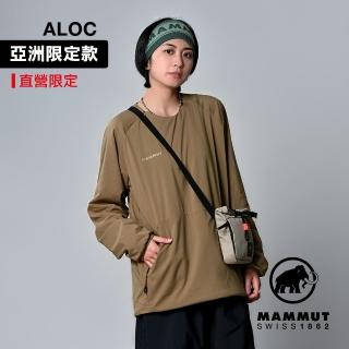 【Mammut 長毛象官方直營】Seon IN Crew Neck AF 日系防風保暖長袖上衣 中性款 深沙褐 #1013-03340