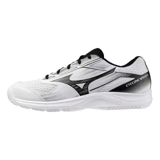 【MIZUNO 美津濃】排球鞋 男鞋 女鞋 運動鞋 休閒鞋 CYCLONE SPEED 黑白 V1GA258051