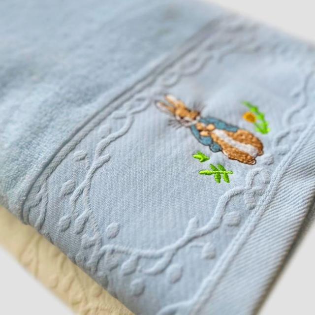 【PETER RABBIT 比得兔】1入 花紋刺繡 浴巾(FZ-BC1204PR)