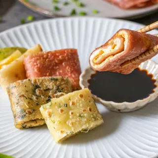 【杰哥蛋餅】厚實甜菜根蛋餅皮10片(堅持傳統手工揉麵 辛香料直接揉入麵糰中)