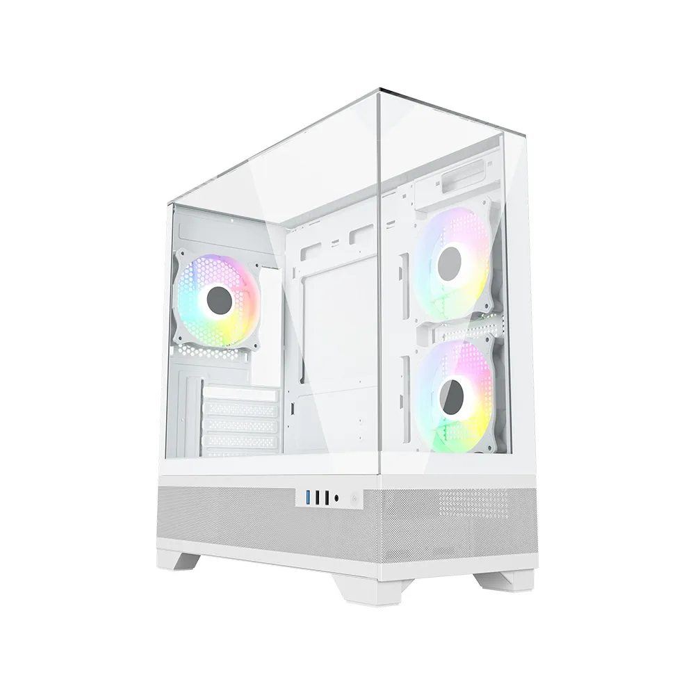 【華碩平台】R5四核GeForce RTX 3050{星光J48C}電競電腦(R5-3400G/A520/32G/1TB)