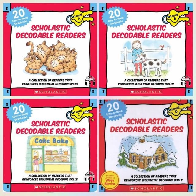 【麥克兒童外文書店】DECODABLE READERS BOX SET小讀本附音檔(分級讀本、字母拼讀)