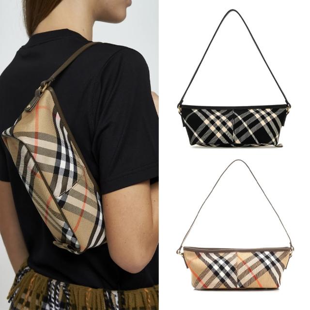 【BURBERRY 巴寶莉】BURBERRY新款格紋迷你手提包(任選)