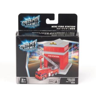 【ToysRUs 玩具反斗城】Speed City 極速城市 口袋場景遊戲組-消防局
