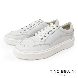 【TINO BELLINI 貝里尼】休閒鞋/小白鞋HM4T020-0(白色)